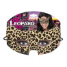 Škraboška leopard látková